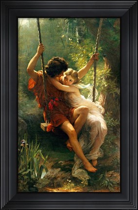 Framed Springtime / Le Printemps Print