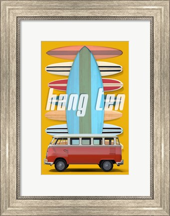 Framed Hang Ten Print