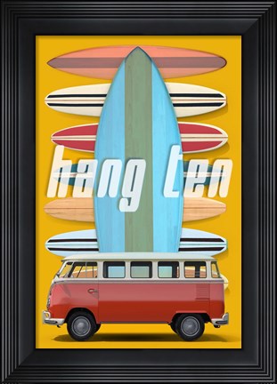 Framed Hang Ten Print