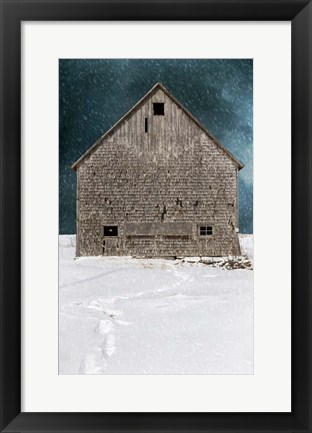 Framed Old Barn Print