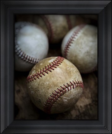 Framed Old Baseball Print