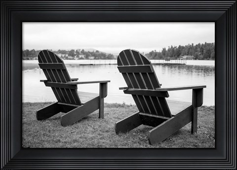 Framed Relaxing at the Lake Print