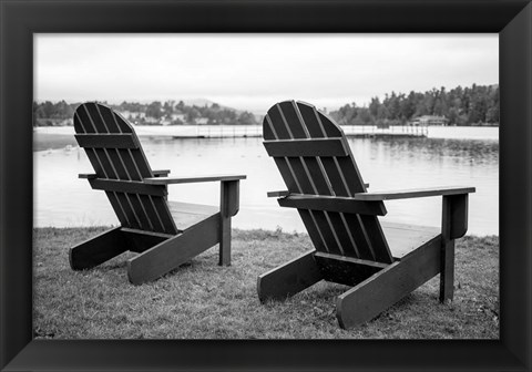 Framed Relaxing at the Lake Print