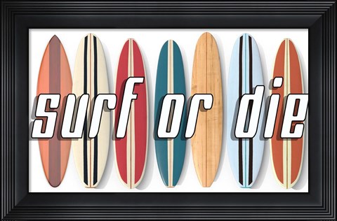 Framed Surf of Die Print