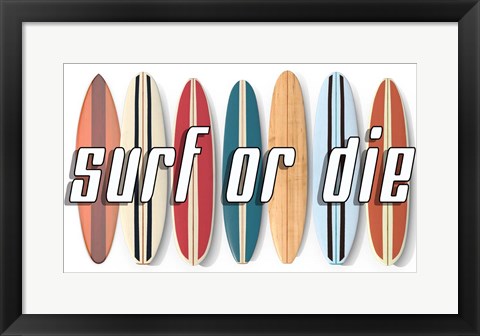 Framed Surf of Die Print