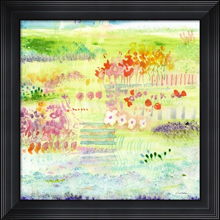 Framed Garden by the Sea Print