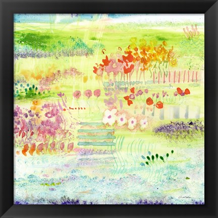 Framed Garden by the Sea Print