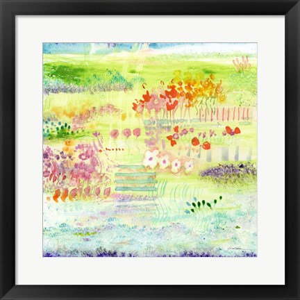 Framed Garden by the Sea Print