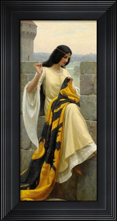 Framed Stitching the Standard, 1911 Print