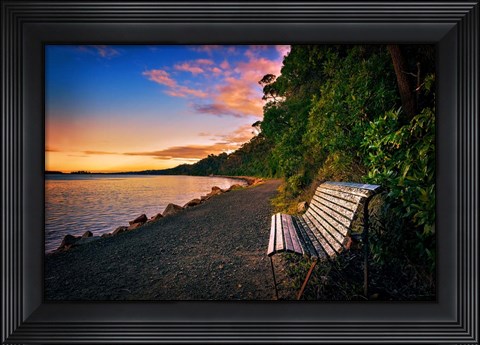 Framed Watching the Dawn Print