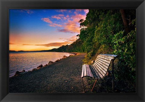 Framed Watching the Dawn Print