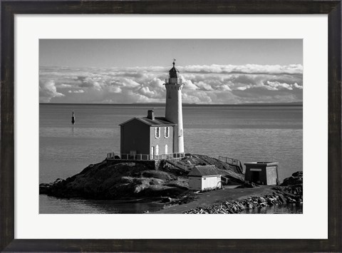 Framed Fisgard Lighthouse Print