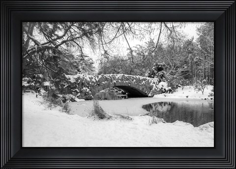 Framed Stone Bridge Print