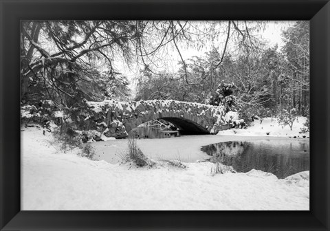 Framed Stone Bridge Print