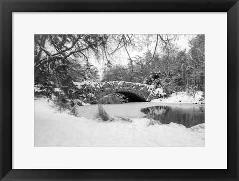 Framed Stone Bridge Print