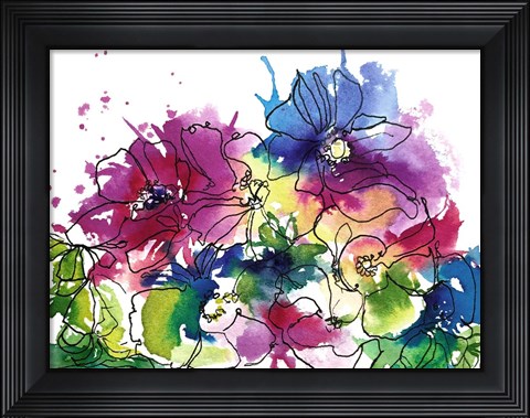 Framed Anemones Print