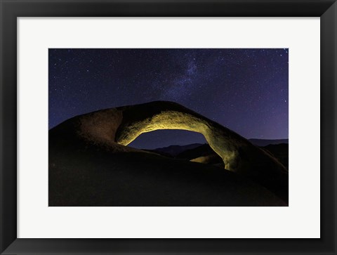 Framed Backlit Mobius Arch Print