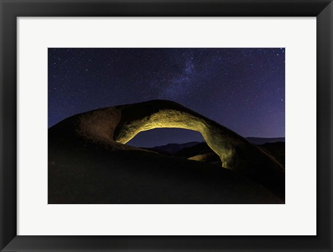 Framed Backlit Mobius Arch Print