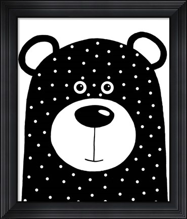 Framed Bean Bear Print
