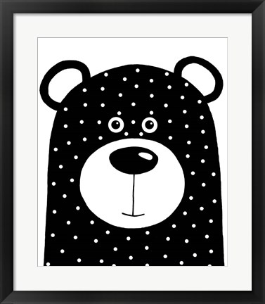 Framed Bean Bear Print