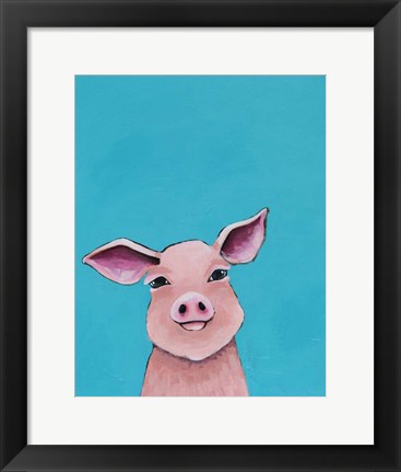 Framed Little Pig Print