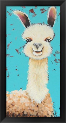 Framed Llama Sue Print