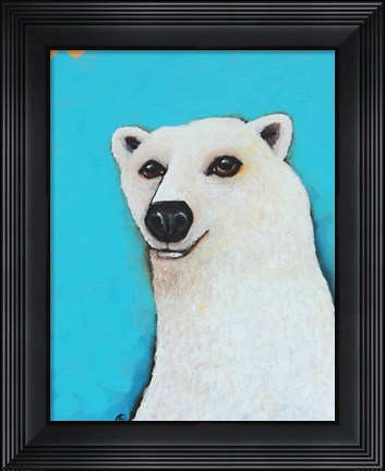 Framed Cute Polar Bear Print