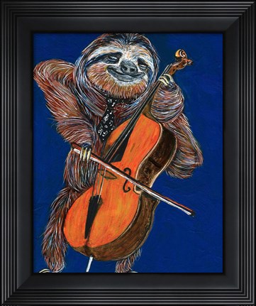 Framed Slow Yo Ma Print