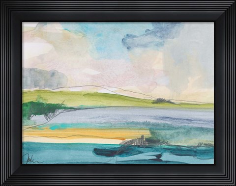 Framed Amid the Jewels Print