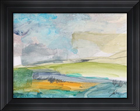 Framed Earth Divided Print