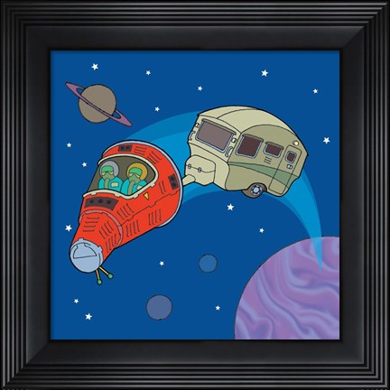 Framed Caravan Print