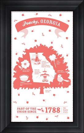 Framed Georgia Print