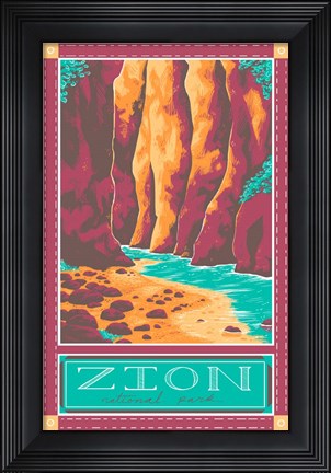 Framed Zion National Park Print