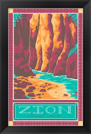 Framed Zion National Park Print