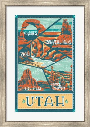 Framed Utah Parks Print