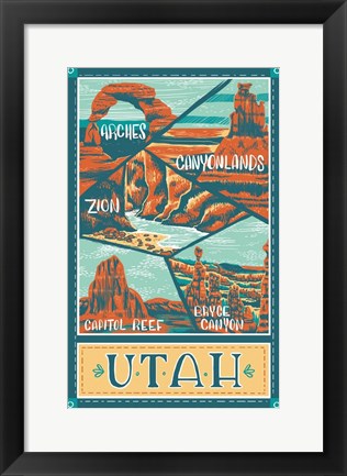 Framed Utah Parks Print