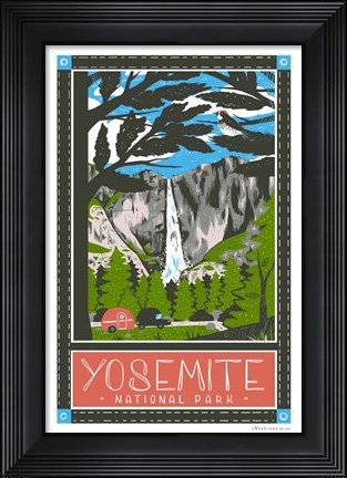 Framed Yosemite National Park Print