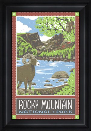 Framed Rocky Mountain National Park Print