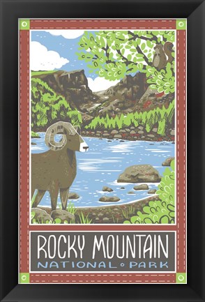 Framed Rocky Mountain National Park Print