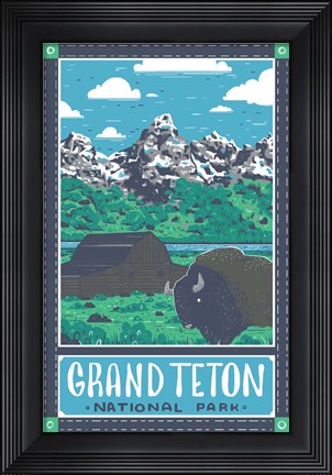 Framed Grand Teton National Park Print