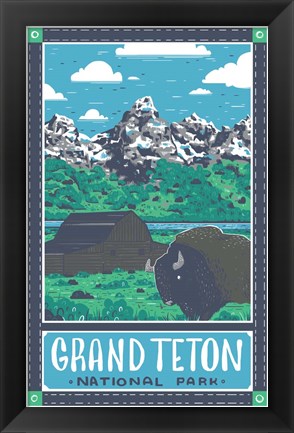 Framed Grand Teton National Park Print