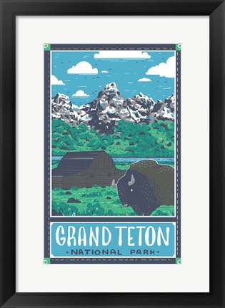 Framed Grand Teton National Park Print