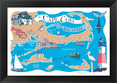 Framed Cape Cod Print