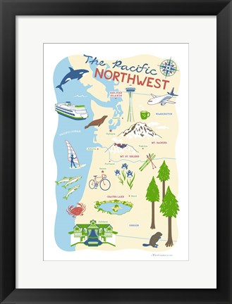 Framed Pacific Northwest Print