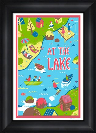Framed At the Lakes Print