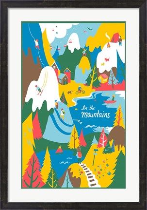 Framed In the Mouintains Print