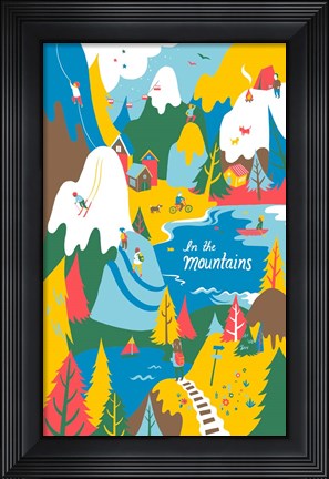 Framed In the Mouintains Print