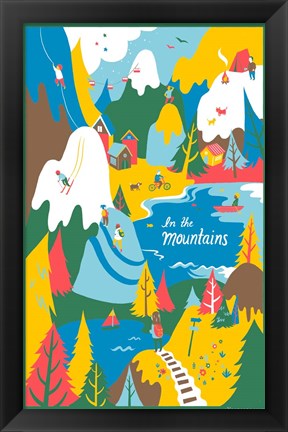 Framed In the Mouintains Print