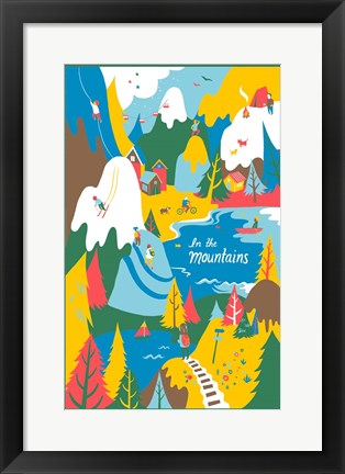 Framed In the Mouintains Print