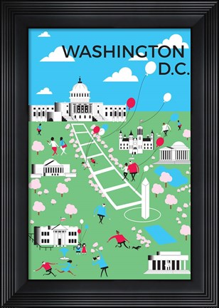 Framed Washington DC Print